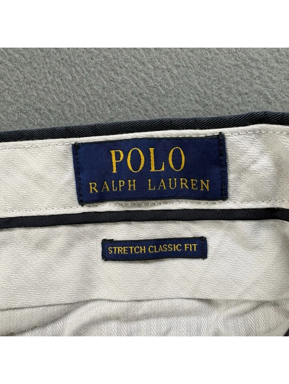 Polo Ralph Lauren Stretch Classic Fit Pants Size 34 x 30.5 Blue